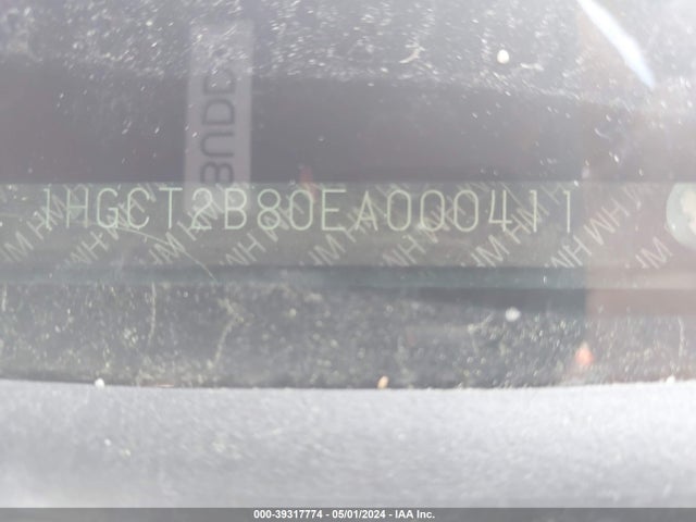 Honda Accord Ex-l V-6 2014 1HGCT2B80EA000411 Image 9