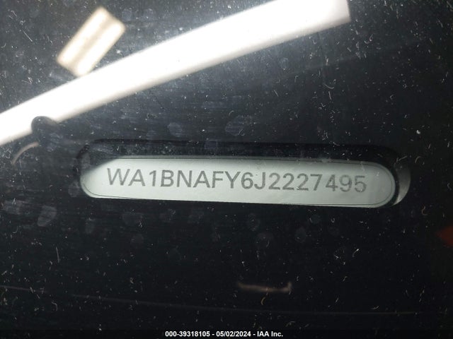 WA1BNAFY6J2227495 Audi Q5 2.0t Premium/2.0t Tech Premium