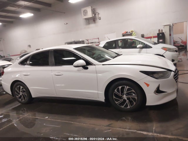 Hyundai Sonata Blue 2021 KMHL24JJXMA035615 Image 13