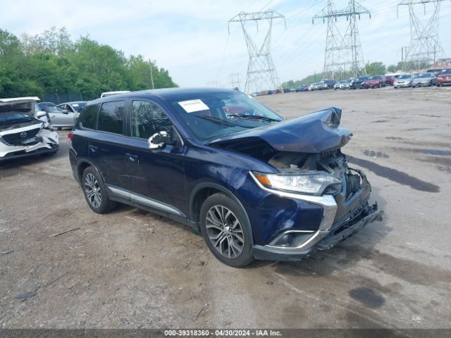 2016 Mitsubishi Outlander Es მანქანა იყიდება აუქციონზე, vin: JA4AZ3A37GZ021500, აუქციონის ნომერი: 39318360