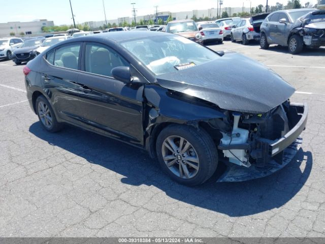 Auction sale of the 2018 Hyundai Elantra Sel, vin: 5NPD84LF0JH226447, lot number: 39318384