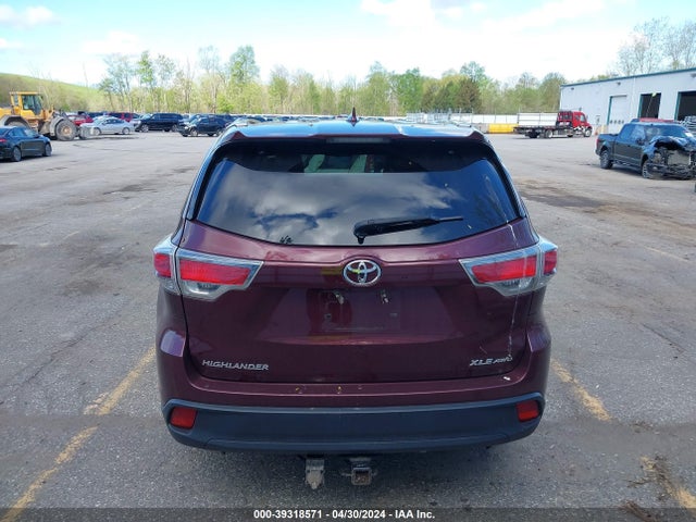 Toyota Highlander Xle V6 2016 5TDJKRFH5GS282675 Image 17