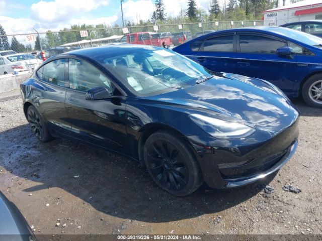 Продаж на аукціоні авто 2021 Tesla Model 3 Standard Range Plus Rear-wheel Drive, vin: 5YJ3E1EA2MF092726, номер лоту: 39319226
