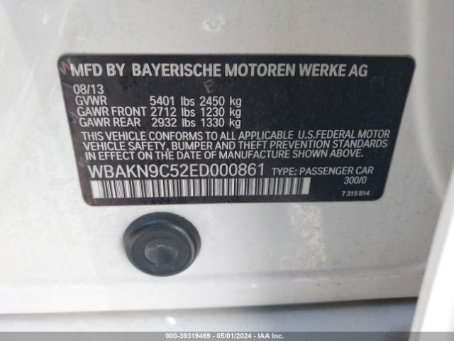 WBAKN9C52ED000861 BMW 550i