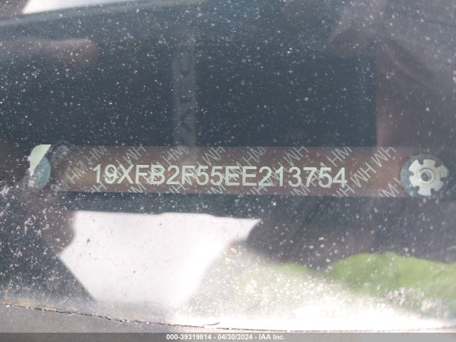 Honda Civic Lx 2014 19XFB2F55EE213754 Image 9