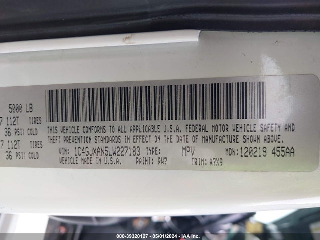 1C4GJXAN5LW227183 Jeep Wrangler Sport S 4x4