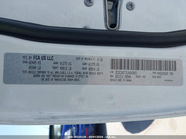 Dodge Charger R/t Rwd 2018 2C3CDXCT2JH243021 Image 9