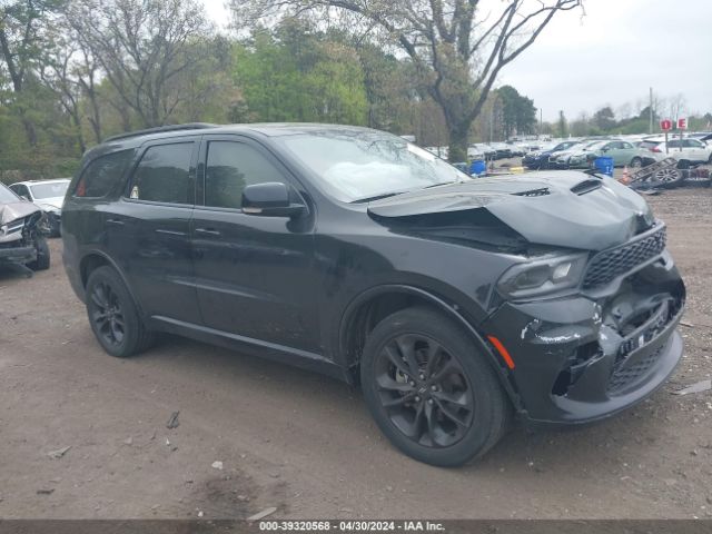 Продажа на аукционе авто 2021 Dodge Durango Gt Plus Awd, vin: 1C4RDJDG1MC578427, номер лота: 39320568