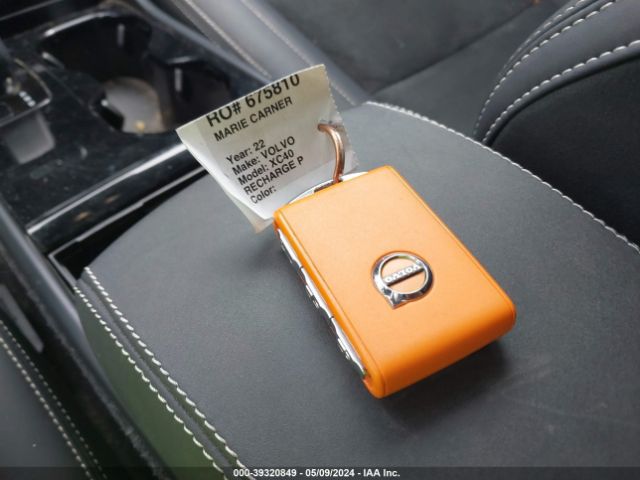 2022 VOLVO XC40 RECHARGE PURE ELECTRIC YV4ED3UB0N2758579 Photo 10