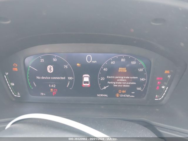 1HGCY2F6XPA036345 Honda Accord Hybrid Ex-l