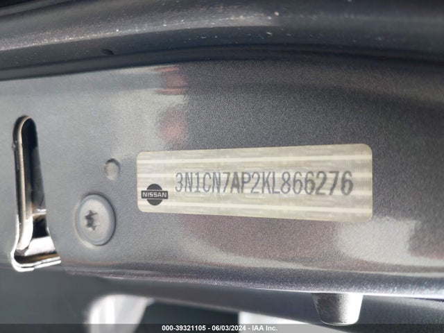 Nissan Versa 1.6 Sv 2019 3N1CN7AP2KL866276 Image 9