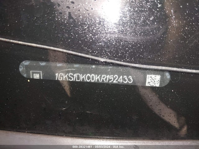 GMC Yukon Slt Standard Edition 2019 1GKS1DKC0KR152433 Image 9