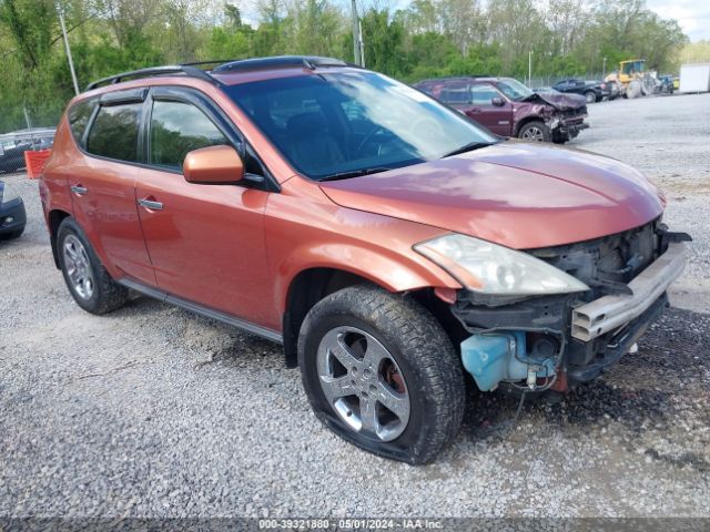 Auction sale of the 2004 Nissan Murano, vin: JNBAZ08W54W305732, lot number: 39321880
