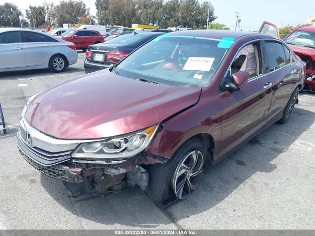 Honda ACCORD LX 2016 1HGCR2F38GA155501 Image 2
