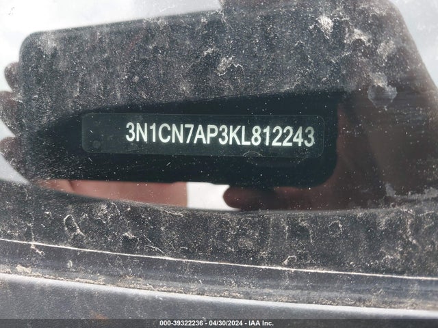 Nissan Versa 1.6 Sv 2019 3N1CN7AP3KL812243 Image 9