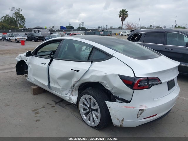 Tesla Model 3 Long Range Dual Motor All-wheel Drive 2022 5YJ3E1EB7NF227824 Image 3
