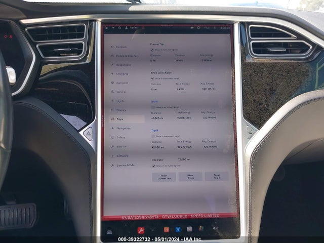 Tesla Model S 100d/75d/p100d 2018 5YJSA1E29JF245274 Image 7