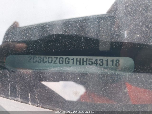 2C3CDZGG1HH543118 Dodge Challenger Gt