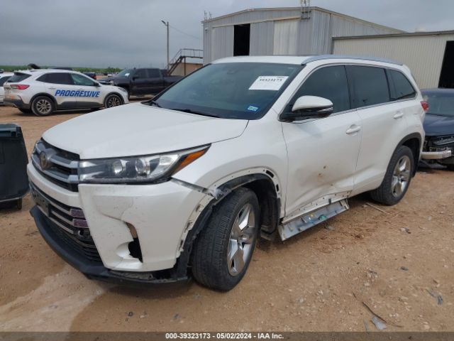 5TDYZRFH8HS221929 Toyota Highlander Limited