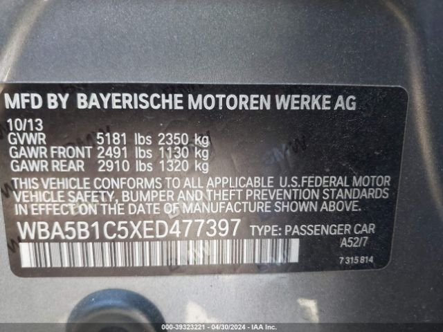 WBA5B1C5XED477397 BMW 535i