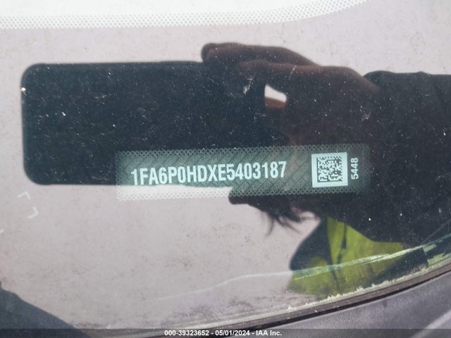 Ford FUSION SE 2014 1FA6P0HDXE5403187 Image 9