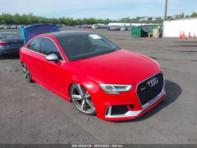 Auction sale of the 2018 Audi Rs 3 2.5t, vin: WUABWGFFXJ1900737, lot number: 39324139