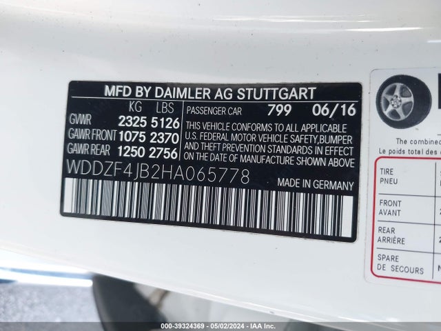 Mercedes-Benz E 300 2017 WDDZF4JB2HA065778 Image 9