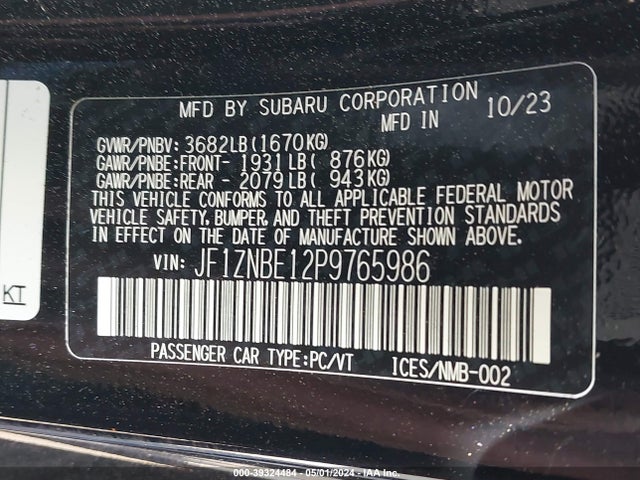 Toyota Gr86 Premium 2023 JF1ZNBE12P9765986 Image 9