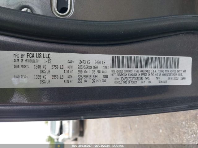 3C4PDCEG3FT631394 Dodge Journey R/t