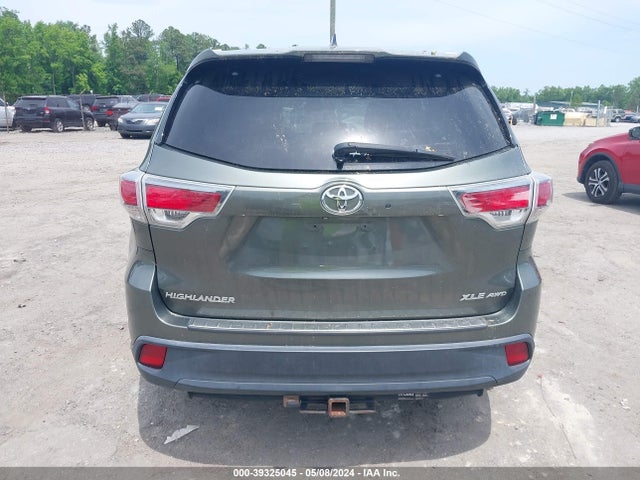 Toyota Highlander Xle V6 2014 5TDJKRFH0ES048778 Image 16