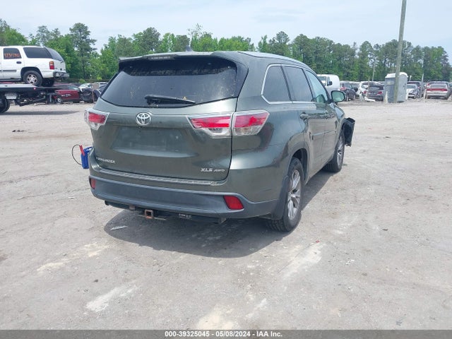 Toyota Highlander Xle V6 2014 5TDJKRFH0ES048778 Image 4