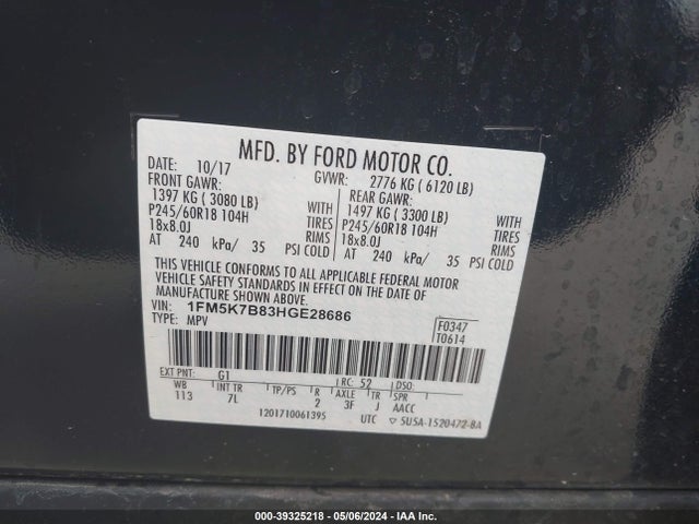Ford Explorer 2017 1FM5K7B83HGE28686 Image 9
