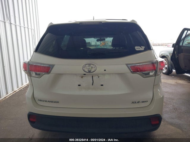 Toyota Highlander Xle V6 2015 5TDJKRFH3FS195419 Image 16
