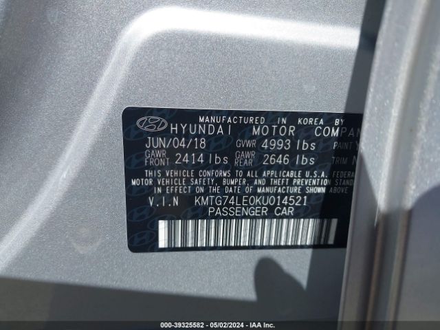 KMTG74LE0KU014521 Genesis G70 3.3t Advanced