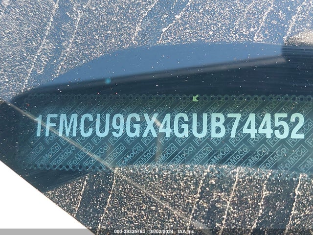 Ford ESCAPE SE 2016 1FMCU9GX4GUB74452 Image 9