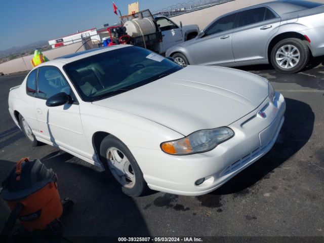 Auction sale of the 2001 Chevrolet Monte Carlo Ss, vin: 2G1WX15K919245434, lot number: 39325807