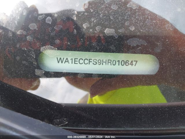 WA1ECCFS9HR010647 Audi Q3 2.0t Premium
