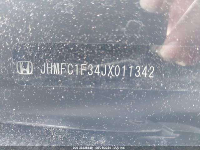 JHMFC1F34JX011342 Honda Civic Ex-t