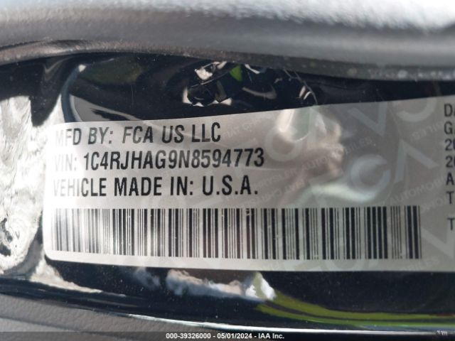 1C4RJHAG9N8594773 Jeep Grand Cherokee Altitude 4x4