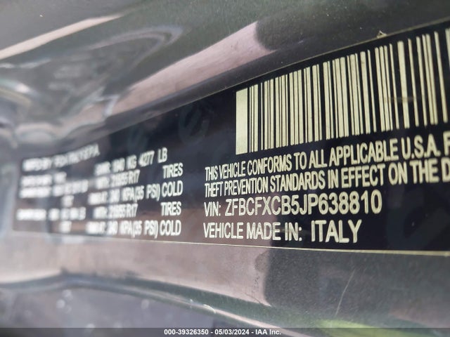 2018 FIAT 500X ZFBCFXCB5JP638810 Photo 8