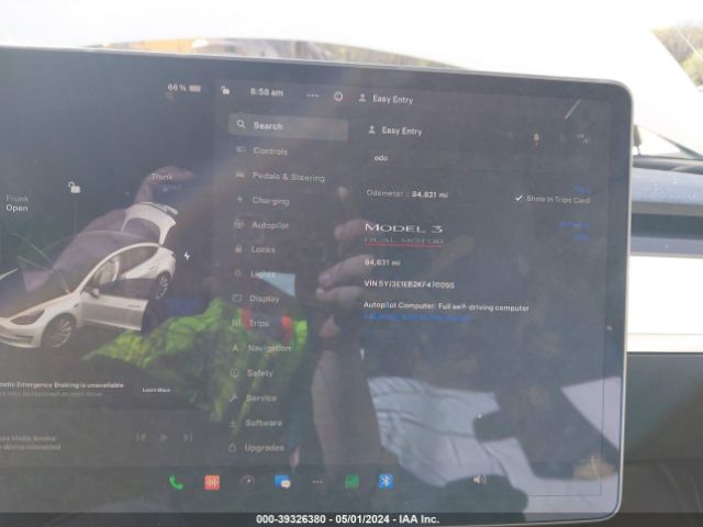 5YJ3E1EB2KF470095 Tesla Model 3 Long Range/performance