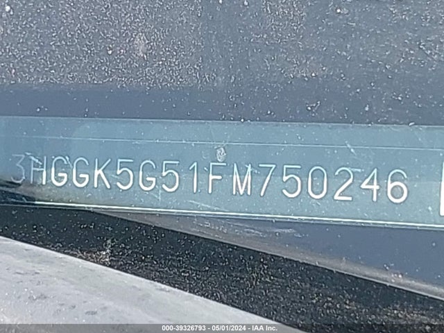 Honda FIT LX 2015 3HGGK5G51FM750246 Image 9