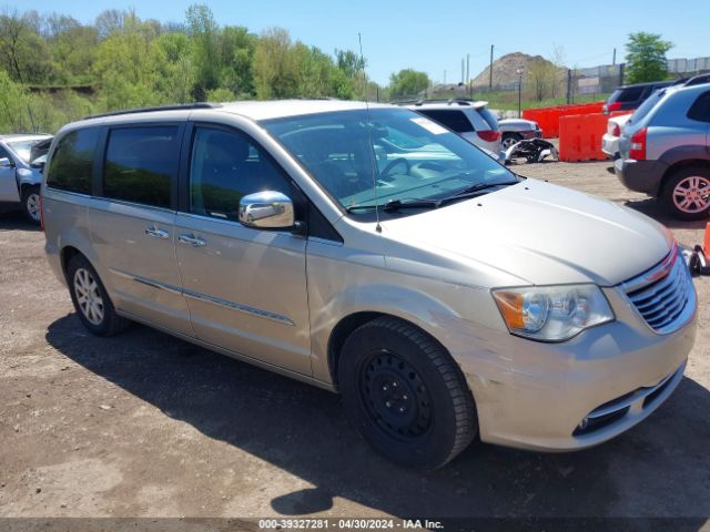 Auction sale of the 2012 Chrysler Town & Country Touring-l, vin: 2C4RC1CG8CR376212, lot number: 39327281