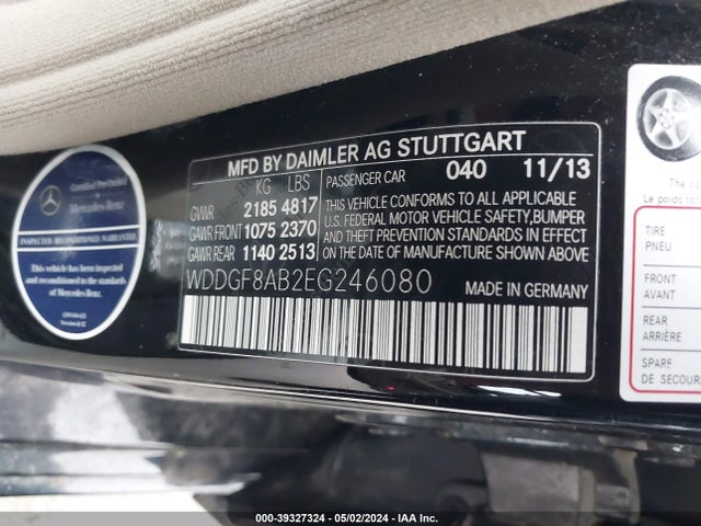 Mercedes-Benz C 300 2014 WDDGF8AB2EG246080 Image 9