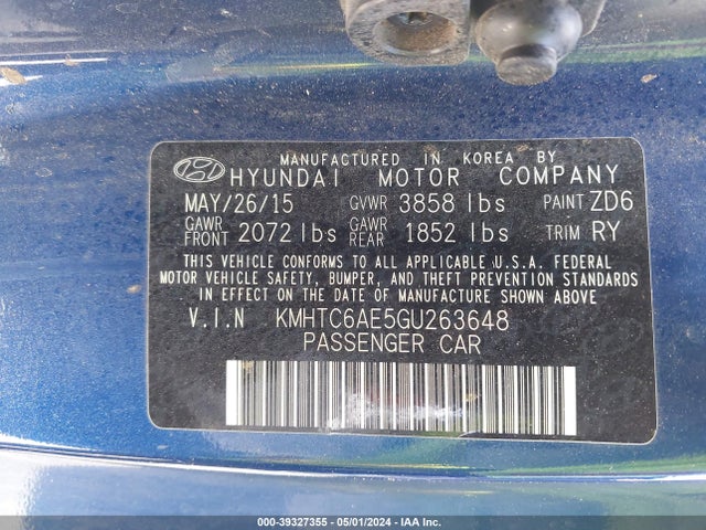 Hyundai Veloster Turbo R-spec 2016 KMHTC6AE5GU263648 Image 9