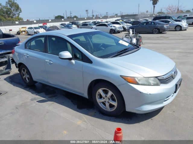 Auction sale of the 2012 Honda Civic, vin: 19XFB5F54CE000860, lot number: 39327501