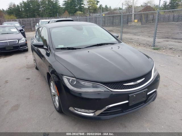 Продажа на аукционе авто 2015 Chrysler 200 C, vin: 1C3CCCCGXFN524626, номер лота: 39327845