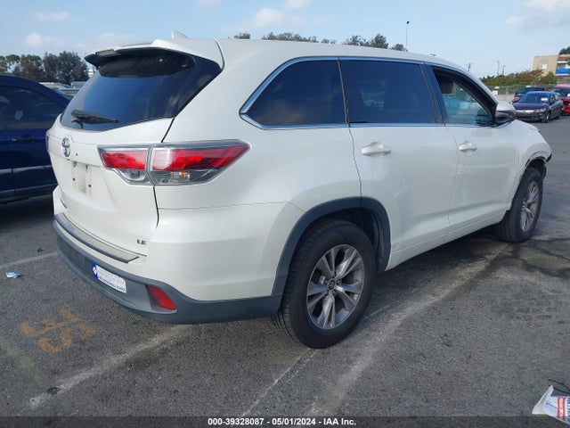Toyota Highlander Le Plus V6 2016 5TDZKRFH7GS180653 Image 4