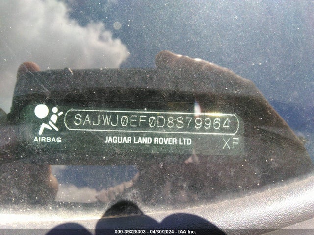 2013 JAGUAR XF SAJWJ0EF0D8S79964 Photo 8