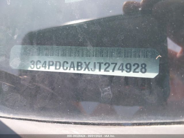 3C4PDCABXJT274928 Dodge JOURNEY SE